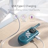 Inspireyes Walkie Talkies for Kids Rechargeable 2 Pack Long Range 3 Miles 22 view 3