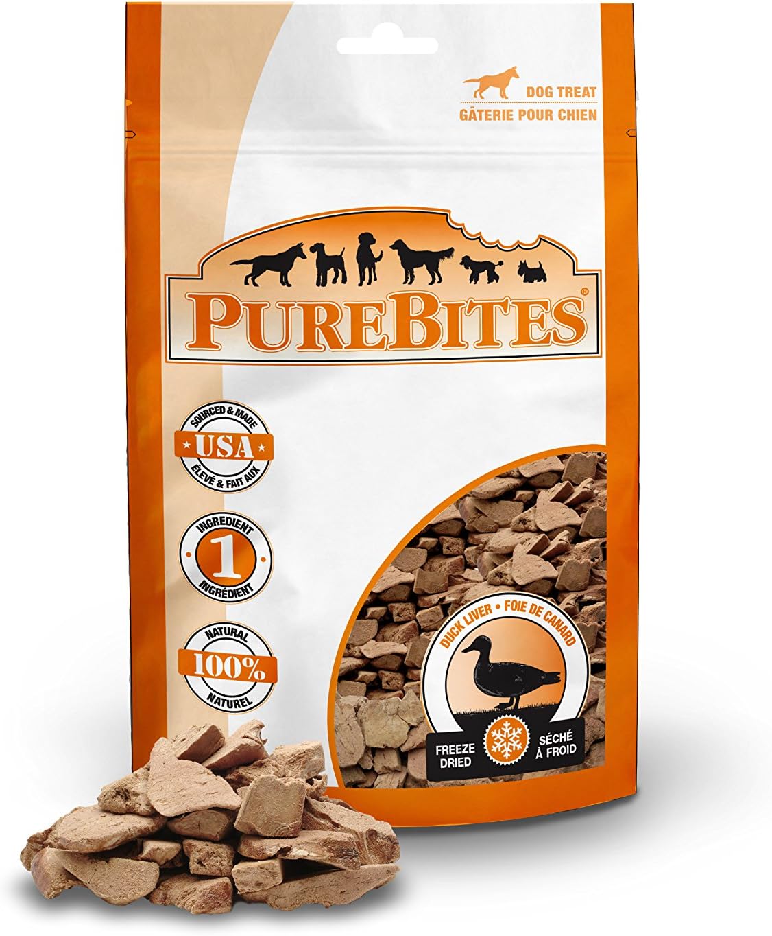 PureBites Duck Freeze-Dried Treats for Dogs