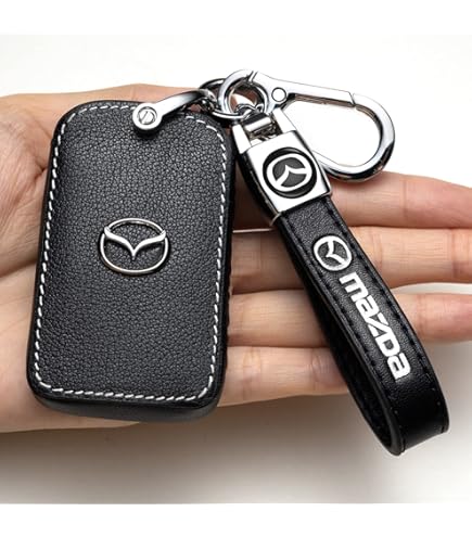 Funda De Piel Para Llave De Coche Con Llavero, Estuche Para