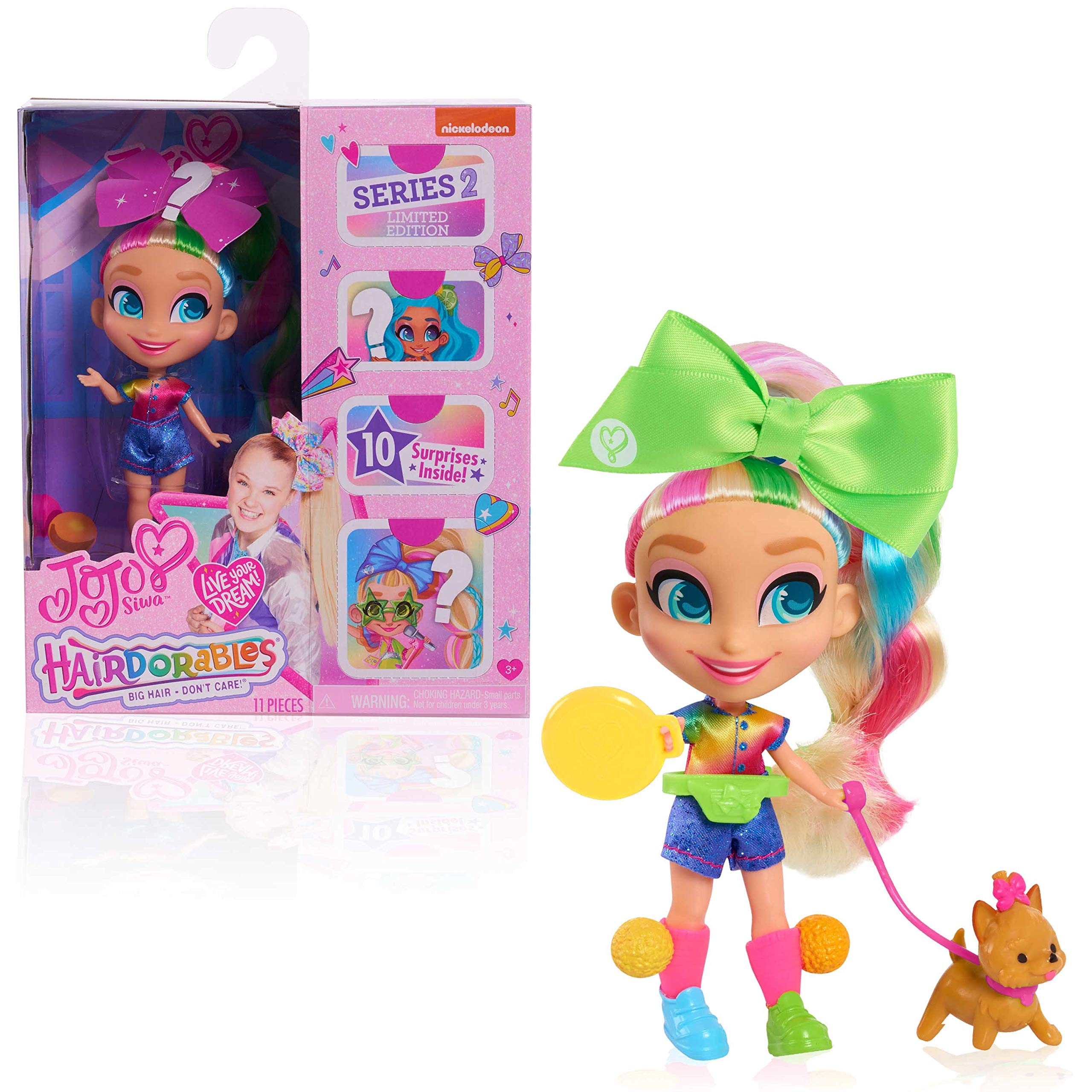 JP Hairdorables JPL52223 JoJo Siwa D.R.E.A.M Limited Edition Hairdorables Doll-Shorts Outfit Wave 2