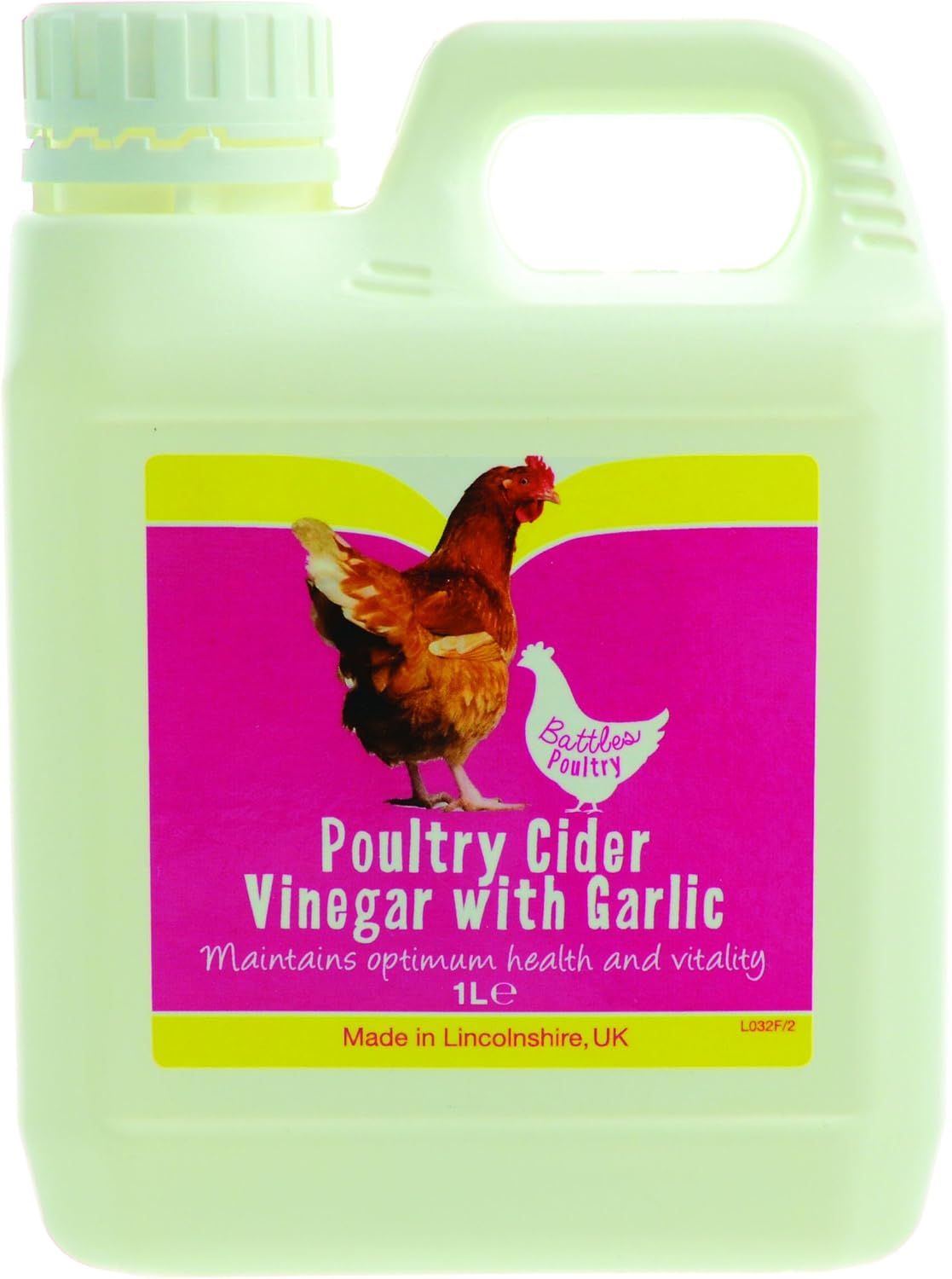 BATTLES Poultry Cider Vinegar & Garlic - 1 litre, 1 l (Pack of 1)