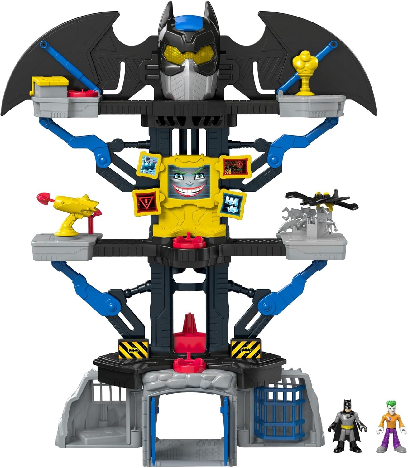 Imaginext CHH91 Transforming Batcave, Batman Playset with Lights and