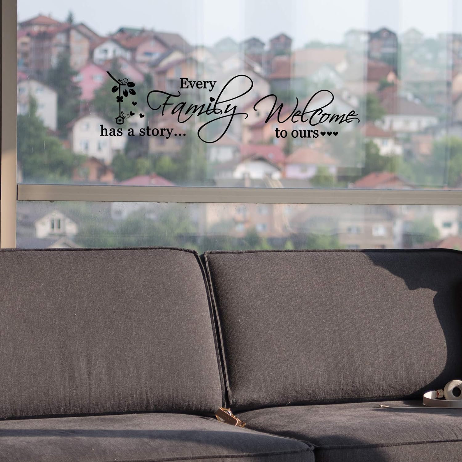 Inspirational Wall Art Stickers, Every Family has a Story Welcome to Ours - Image 4