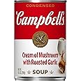 Campbell's Condensed Cream of Mushroom Soup With Roasted Garlic, 10.5 oz Can