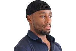 CHARM Silk Kufi Hat Skull Cap - Mens Beanie Hat Handmade in Japan Stretchy