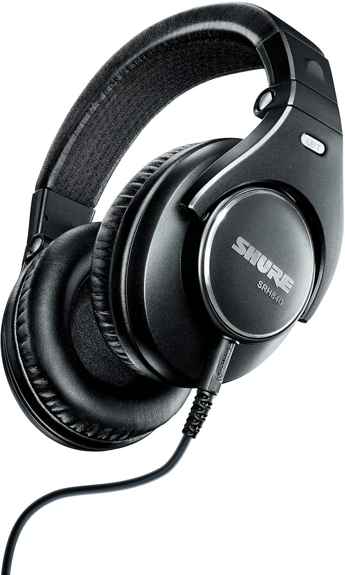 Shure SRH840 Professional Monitoring Headphones Optimized for Critical