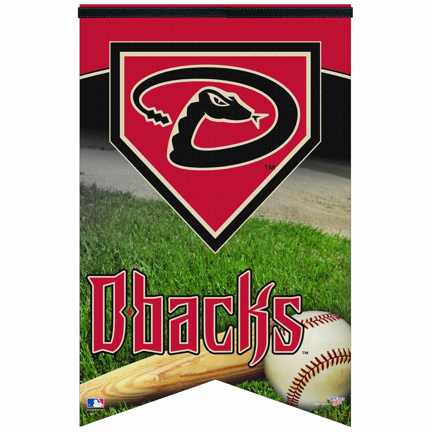 MLB Arizona Diamondbacks 17by26 Incg Premium Felt Banner