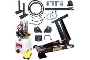 PRIMARY MOVER 3 Ton (PF-310-K) Dump Trailer Hydraulic Scissor Hoist Kit (6,000 lb) | Standard Kit | Hydraulic Dump Bed Kit with 12VDC Hydraulic Pump, Suitable for Trailer Trucks