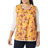 AmeriMark Easy-Care Snap Front Cobbler Aprons Vest with Two Patch Pockets