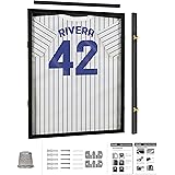 Jersey Frame Display Case Jersey Shadow Box Memorabilia Display Cases Jersey Display Case Acrylic Anti Fade UV Protection Jer