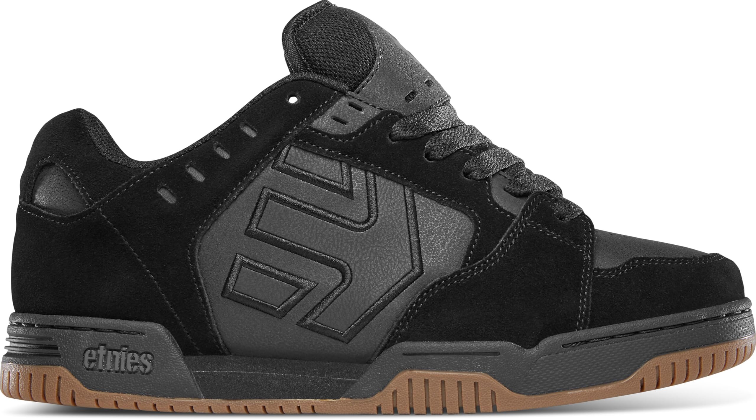 Etnies Men’s Faze Skate Shoe, Black/Black/Gum, 8.5