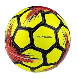 Select Classic V21 Soccer Ball, Yellow, Size 3