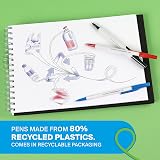 Paper Mate Kilometrico Ballpoint Pens 1.0mm Black Ink 8 Count 80% Recycled view 3