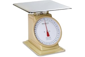 Detecto T100 Top Loading Fixed Dial Scale, 11.5" x 11.5", 100 lb. Capacity