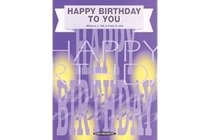 Happy Birthday to You: Piano/Vocal, Sheet