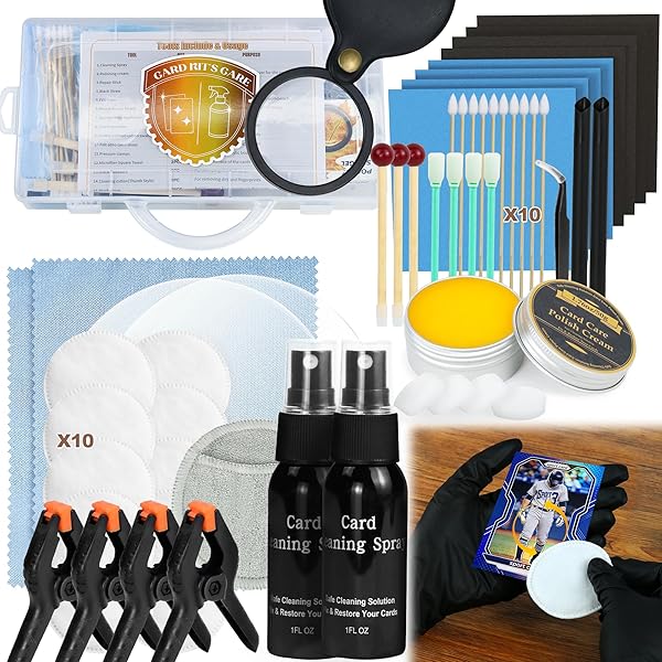 Amazon.com: Kurt's Card Care Spray and Polish Combo : Toys & Games