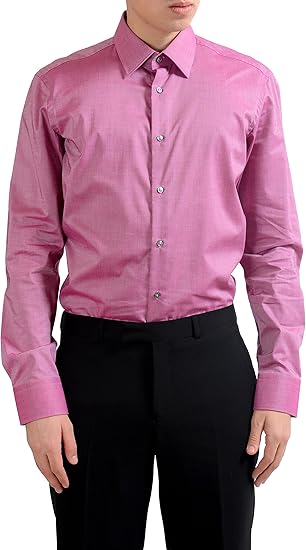 Amazon Hugo Boss Regular Fit C Enzo メンズパープルドレスシャツus 15 3 4 It 40 シャツ 通販
