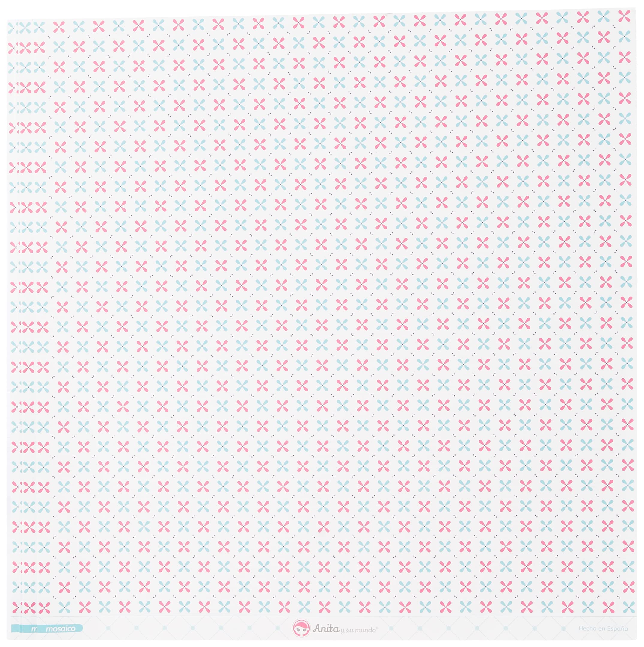 Anita and Su Mundo Mosaic Collection Scrapbooking Papers, Paper, Cross, 12" x 12"