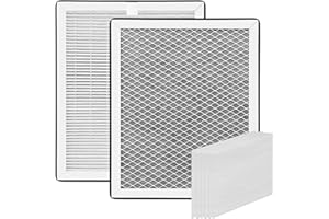 HOAXCINN FC100A Replacement Filter Compatible with FumeClear Solder Fume Extractor (100W) 6x Pre-Filter 1x Hepa 1x Carbon Filter Sets