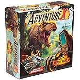 AdventureX Jurassic World Dinosaur-Themed Escape Room Single Use Board Game, Box is Part of The Game, for Kids Ages 8 and Up