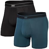 SAXX Underwear Co. Men's Daytripper Comfort Stretch Boxer Brief Fly 2-Pack