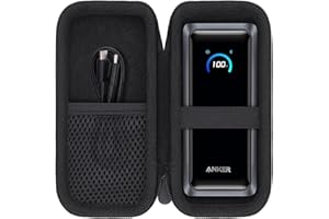 khanka for Anker Prime Power Bank, 26,250Mah Case, Hard Travel Bag Compatible with Anker Prime Power Bank 26K, 300W, Case Only (Black)