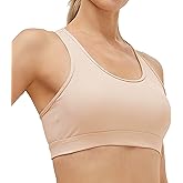 Oalka Women's Racerback Sports Fitness Support Workout Running Bras
