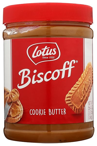LOTUS BISCOFF COOKIE BUTTER 56 OZ (3.5 LB) JAR