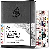 Clever Fox Planner Daily PRO - 8.5 x 11" A4 Size Daily Life Planner and Gratitude Journal to Increase Productivity, Time Mana