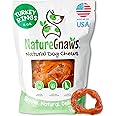 Nature Gnaws USA Turkey Tendon Rings for Dogs (8oz) - Delicious Grain Free Reward Snack for Small, Medium & Large Breeds - Premium Natural Dog Chew Treats