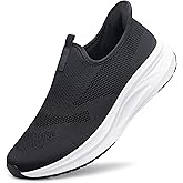 ZCQGQD Men's Hands Free Slip On Walking Shoes Non Slip Laceless Lightweight Comfortable Tennis Sneakers