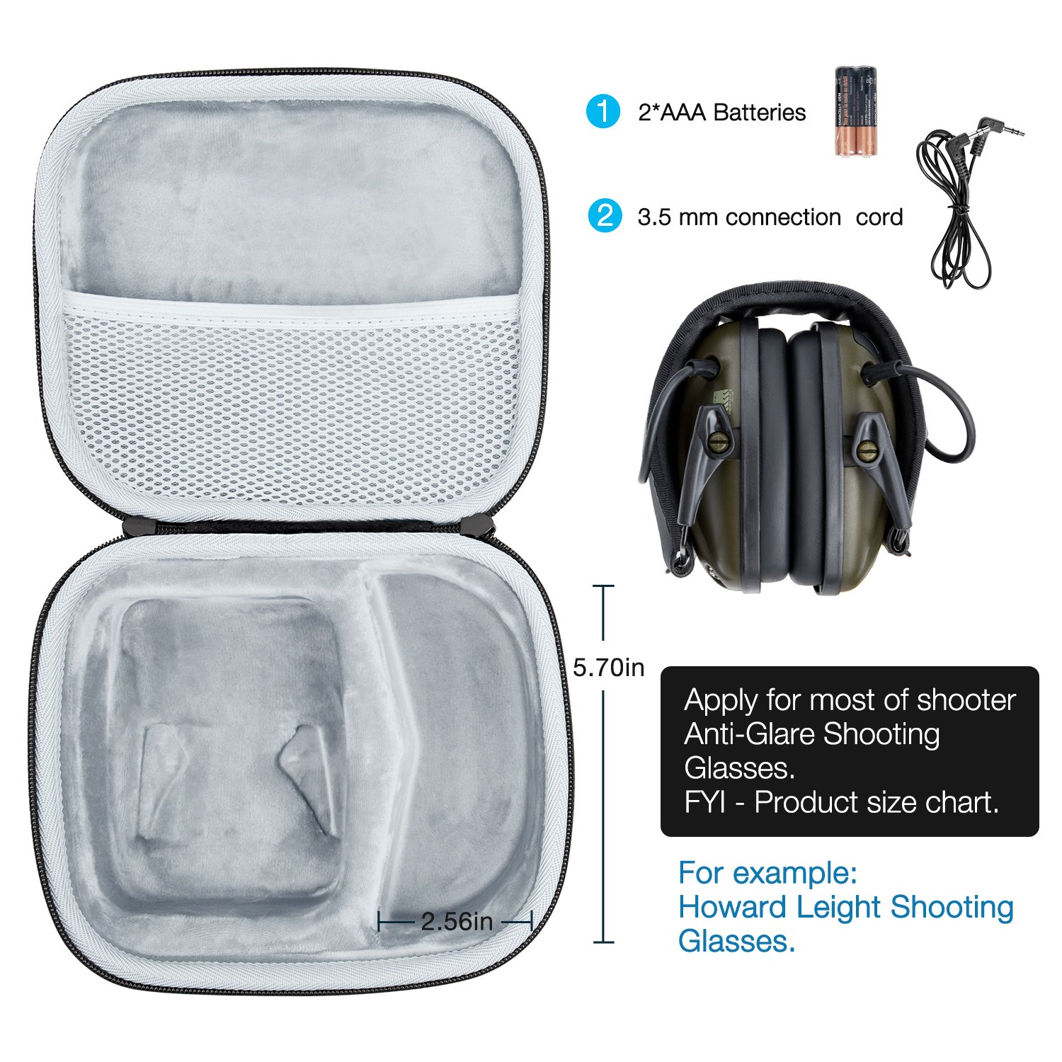 Awesafe Ear Protection for Shooting Range, Electronic Hearing