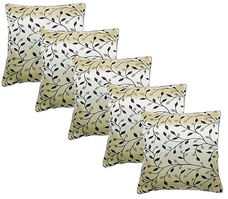 Mercury E Tail Cushion Covers 24 X 24 Inch Set Of 5 Brown