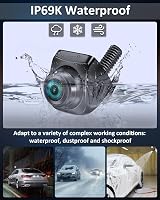 Vtopek Reversing Camera AHD 1080P/720P/CVBS/PAL 360° Rotation IP69K Car Camera view 6