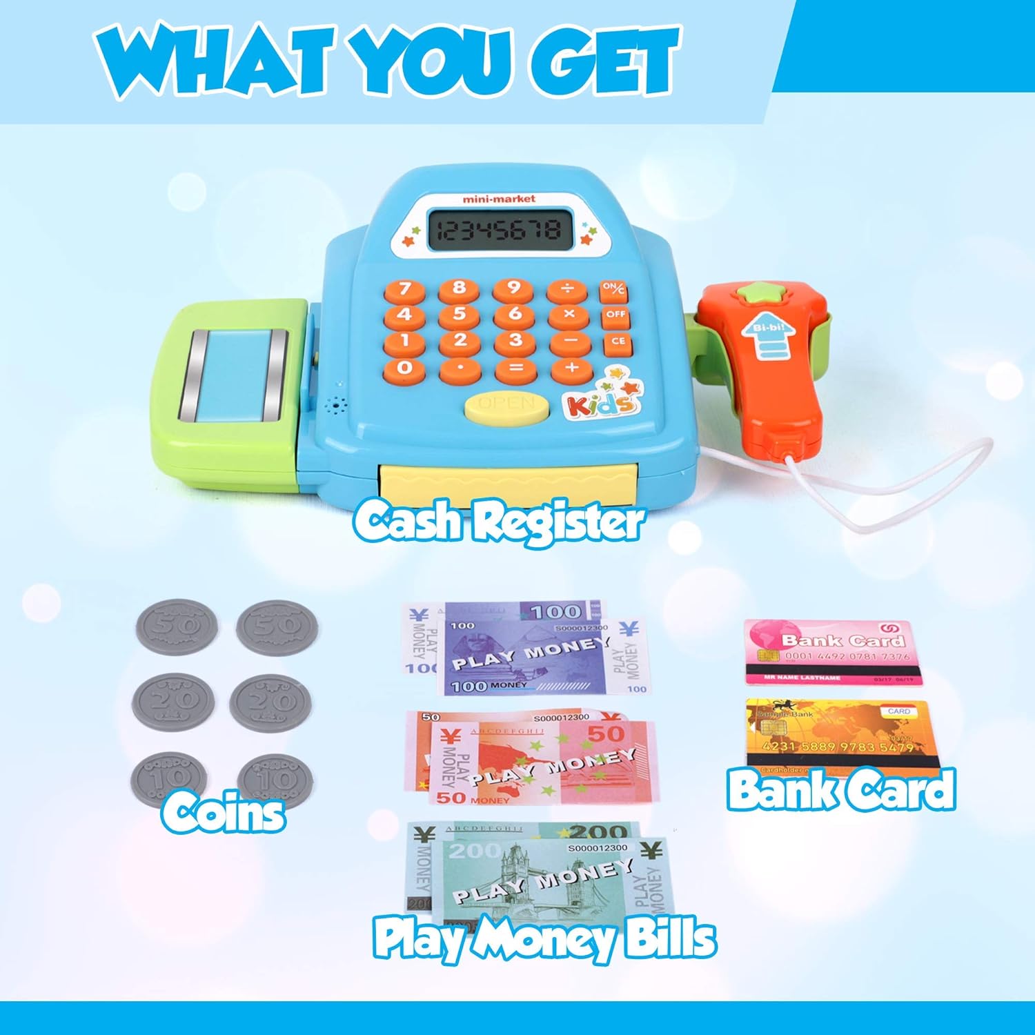 Toy Cash Register With Scanner And Conveyor Belt Depp My Fav