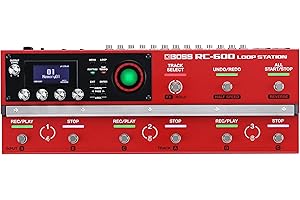 BOSS RC-600 Loop Station | Flagship Floor-Based Looper with Next-Level Sound & Flexibility | 6 Stereo Phrase Tracks | 9 Foots