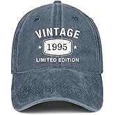 30th Birthday Gifts for Women Men Vintage 1995 Baseball Cap Ideas Gift Embroidery Party Hats Turning 30 Th