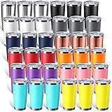 Sieral 36 Packs Stainless Steel Tumbler Bulk with