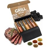 TIMBER TASTE&reg; BBQ Spice Gift Set for Her - 5 Gourmet Grill Rubs Sweet Smoky Texan Memphis Kansas | Womens BBQ Cooking Foodie Kit | Barbecue Seasoning Basket Premium Set - Birthday Gift for Her