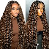 Gaoosi 13x6 HD Lace Front Wigs Human Hair 1B/30 Highlight Wig 22 Inch