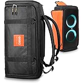 OUKNAK Speaker Bag Travel Case Replacement for JBL Party Box Series, Portable Speaker Carry Tote Bag Backpack for JBL Speaker (For JBL partybox 310 black)