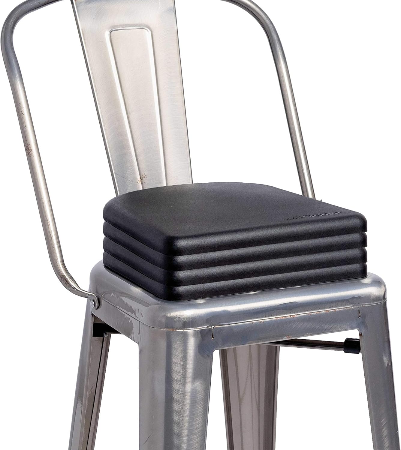 Amazon Com Sofft Cushion Rounded Seat Cushion For Metal Bar Stools Or Kitchen Chairs 4 Pack Black Kitchen Dining