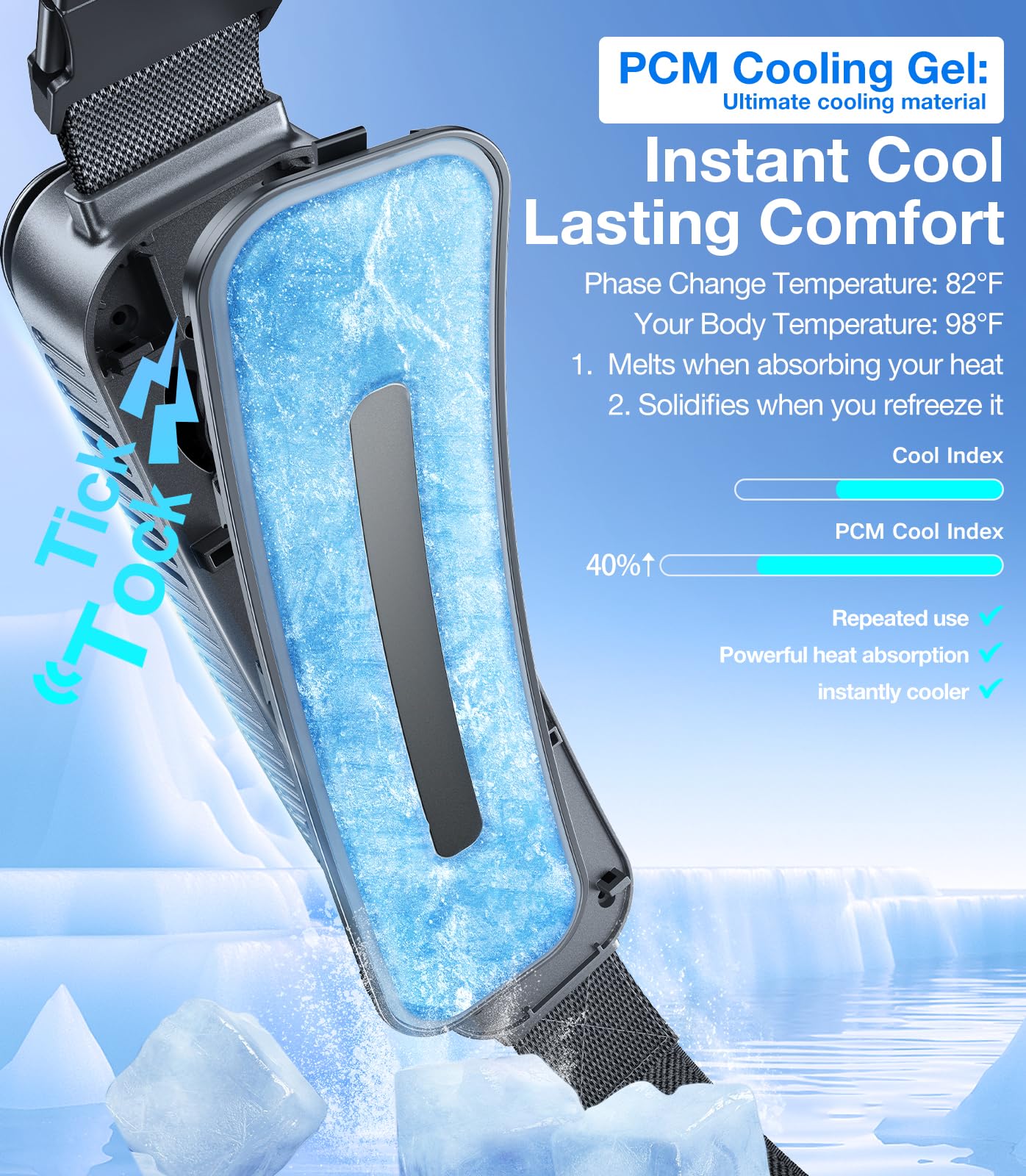 TORRAS 2025 Top Portable Waist Fan COOLiFY Zone 3, Ultra-Light Personal Wearable Belt Fan, 26ft/s Strongest Wind for Full Body Cooling【No.1 Cooling Area & Cool Tech】 Rechargeable for Outdoor/Jobsite