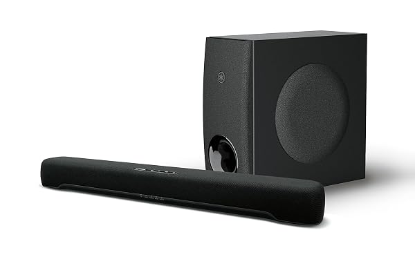 YAMAHA AUDIO SR-C30A COMPACT SOUND BAR WITH WIRELESS SUBWOOFER AND BLUETOOTH, BLACK