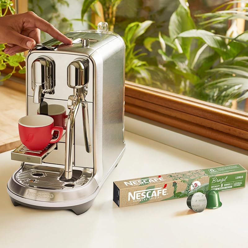 NESCAFÉ Farmers Origins Pack Variété - Cafés de toutes les régions, Arabica et Robusta torréfaction Ambrée 6 x 10 (60 Capsules) Approuvé pour les machines NESPRESSO - Exclusivité Amazon