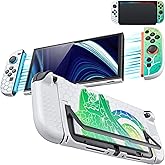 Slim Dock-Friendly Hard Shell Protective case for Switch 2 (2025), White, Compatible with Joy-con, Anti-Fingerprint, Precise Cutouts, Travel-Friendly
