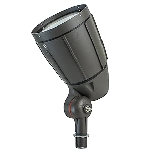 Newhouse Lighting BLF12BRZ 12-Watt Outdoor LED Flood Light, Weatherproof, Bronze