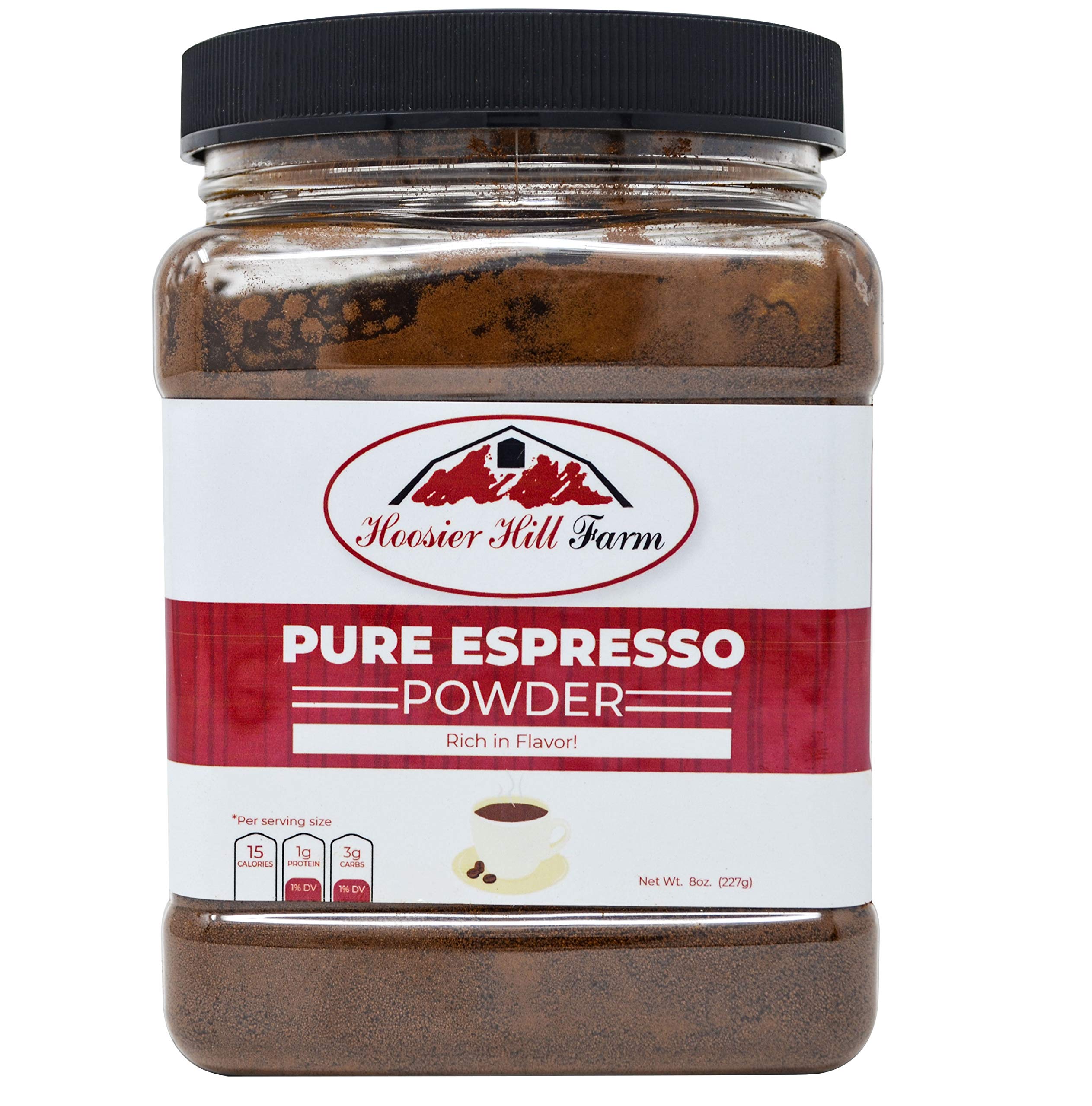 Pure Espresso Powder, (8 oz.) Hoosier Hill Farm Buy Online in United