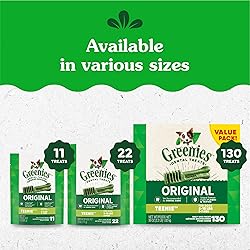 Greenies Original Teenie Dental Dog Treats, (4) 65