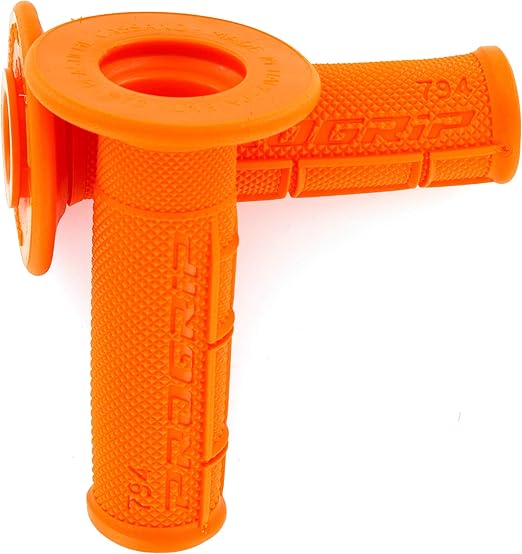 orange handlebar grips